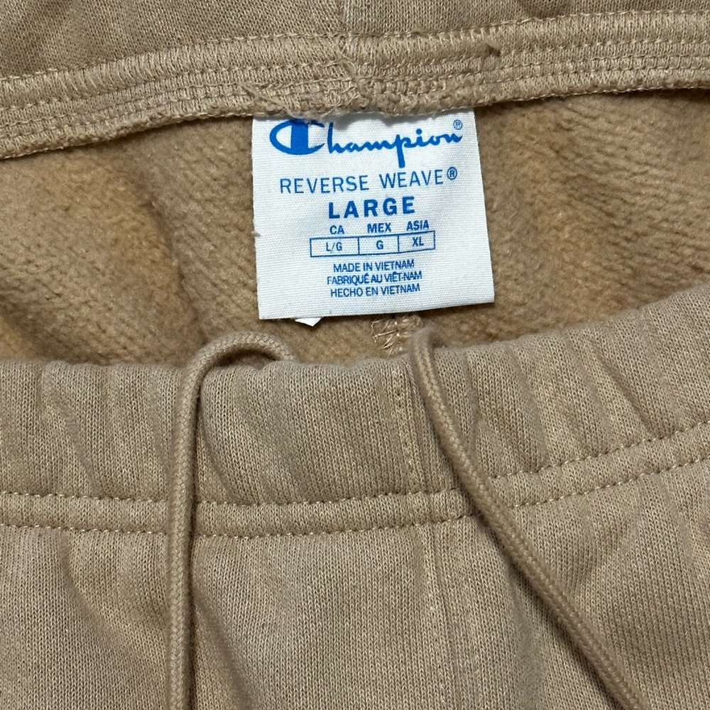 Tan Champion Sweatpants